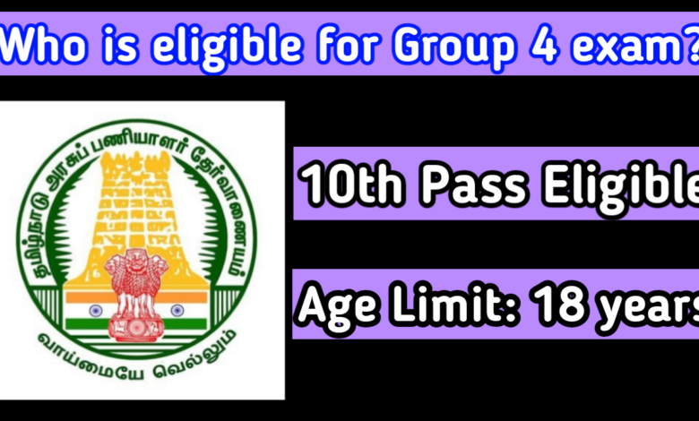 Who is eligible for Group 4 exam?