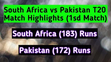 South Africa vs Pakistan T20 Match